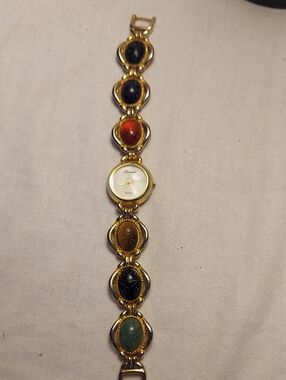 Bucoral Vintage Scarab Watch.